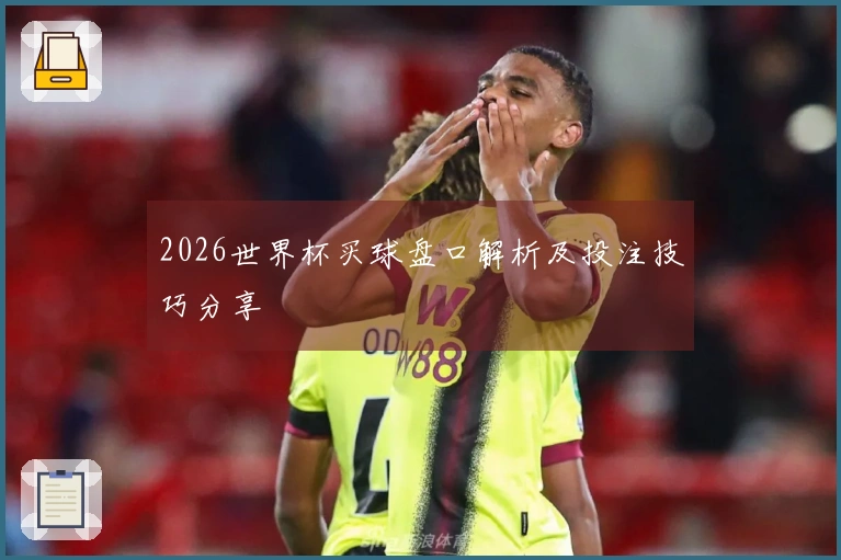 2026世界杯买球盘口解析及投注技巧分享
