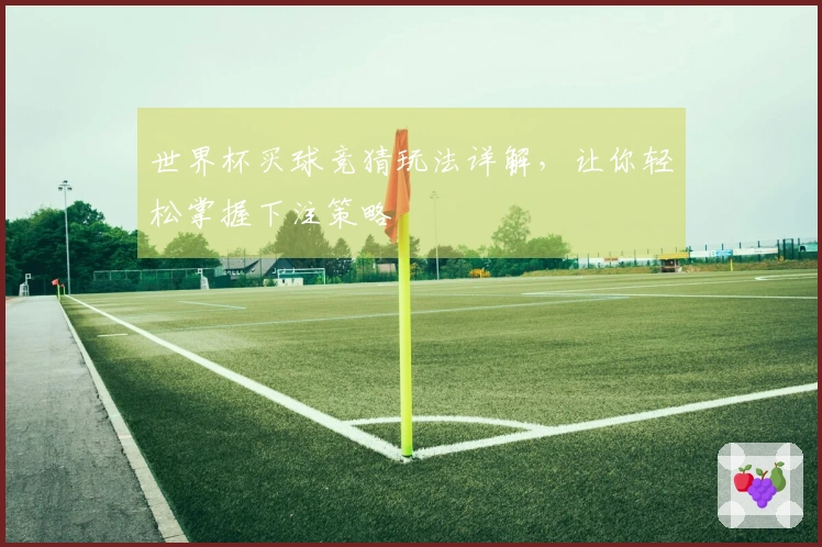 世界杯买球竞猜玩法详解，让你轻松掌握下注策略